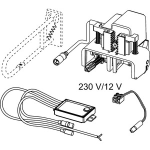 TECEplanus laidinis valdymo mechanizmas, 12 V