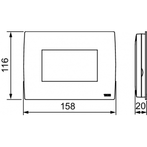 TECEfloor Smart Home centrinis blokas SH-CU