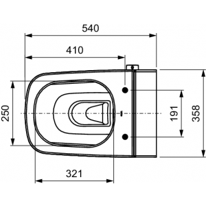 TECEone komplektas, šaltas vanduo