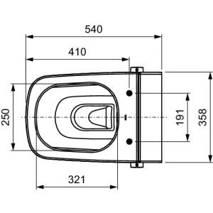 TECEone komplektas, karštas ir šaltas vanduo