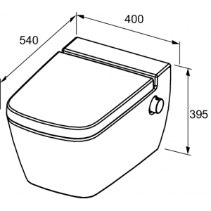 TECEone komplektas, karštas ir šaltas vanduo