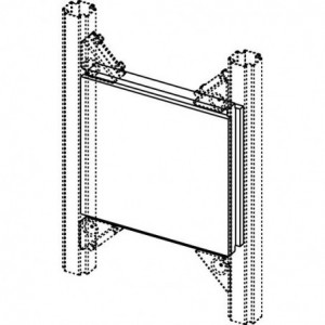 TECEprofil tvirtinimo plokštė, 200 mm x 200 mm